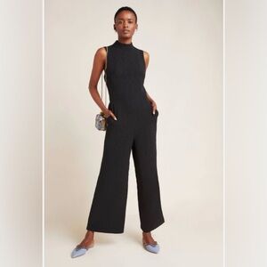 Eva Franco Charley Mock Neck Jumpsuit